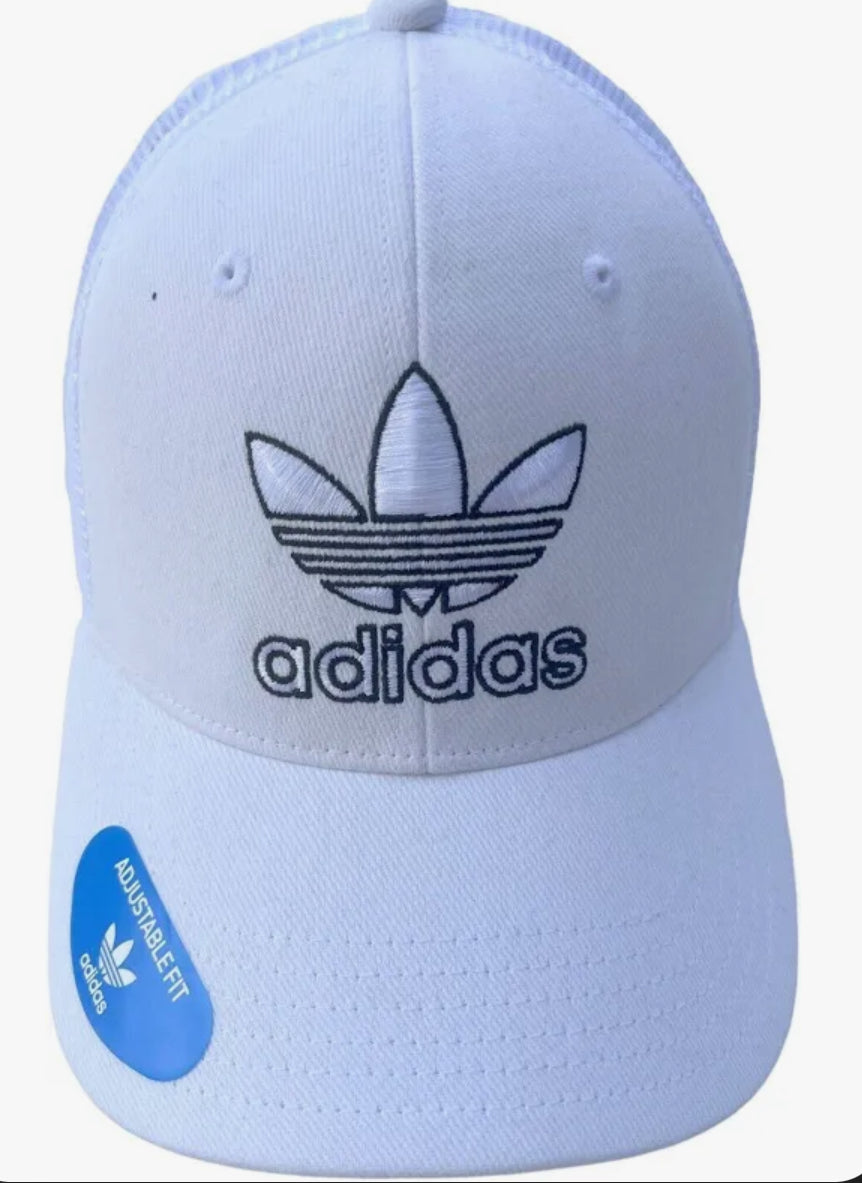 adidas Trucker Adjustable Hat - White