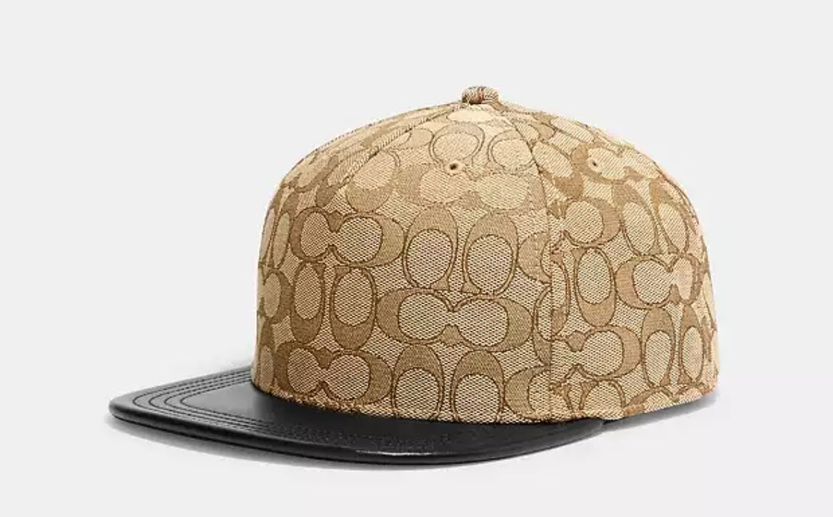 Coach hat gold plana